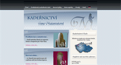 Desktop Screenshot of kadernictvim.cz