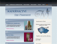 Tablet Screenshot of kadernictvim.cz